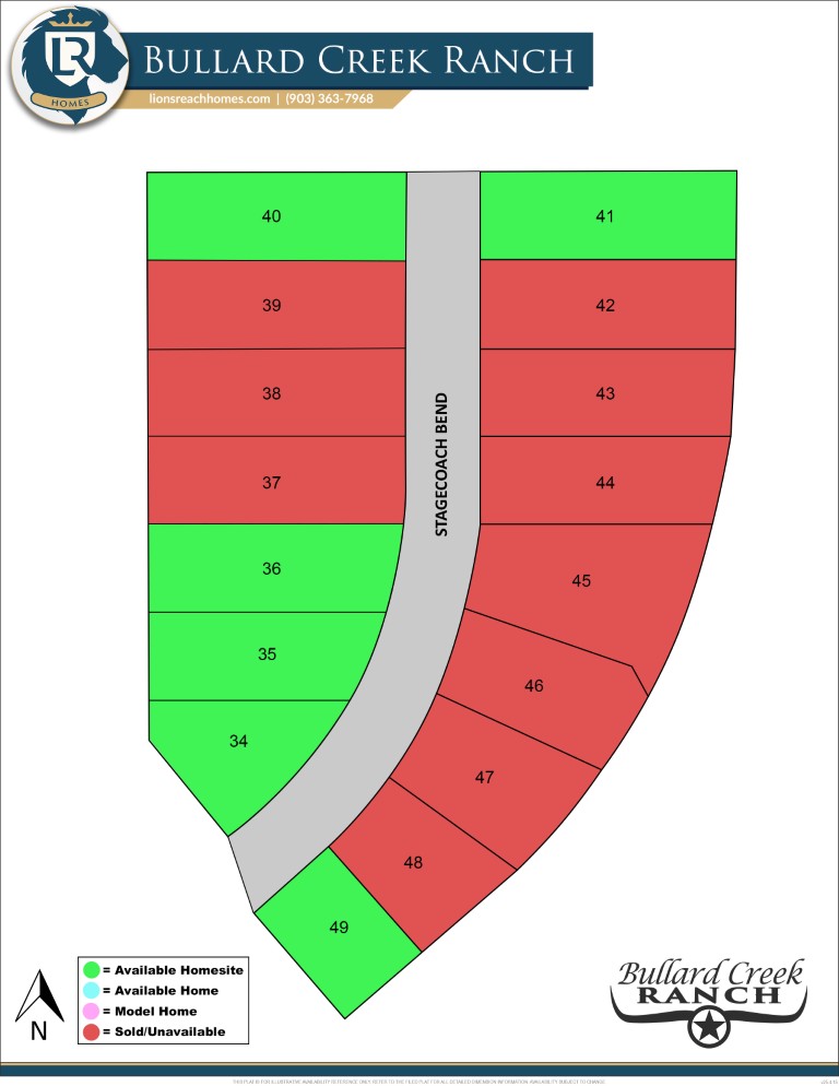 Bullard Creek Ranch Marketing Plat No Status V25.1 (1366x768) Bullard Creek Ranch Marketing Plat No Status V25.1 (1366x768)